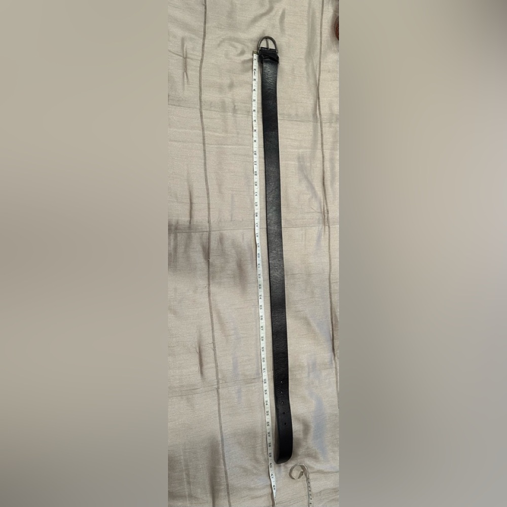 Lucky Brand 100% Genuine Leather Black Belt M - Picture 5 of 6
